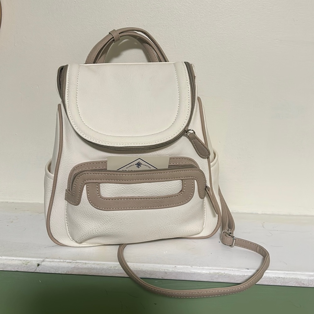 St. John’s Bay backpack purse in like new condition.